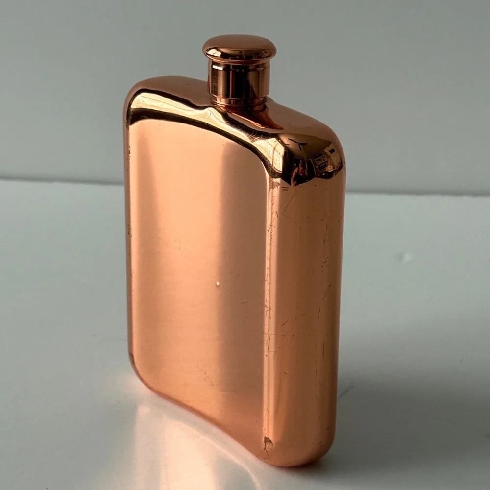 Rose Gold Hip Flask for Alcohol Liquor Bottle